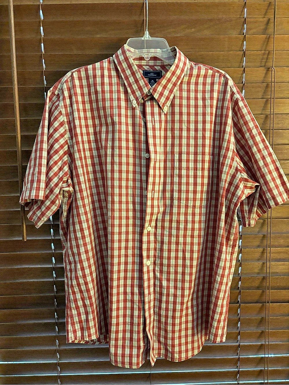 Dockers Men's Plaid Cotton Blend Shirt XL